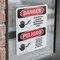 Signmission Electrical Hazard Authorized Only Bilingual Danger Sign, Vinyl Decal, 7in W x 10in L, 2PK OS-2PACK-DS-D-710-VS-1197 - alternate 5